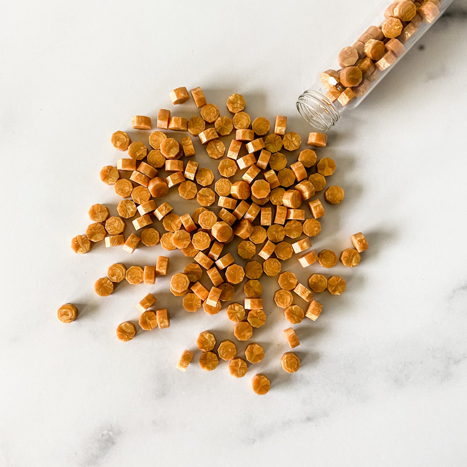 Antique Gold Wax Beads