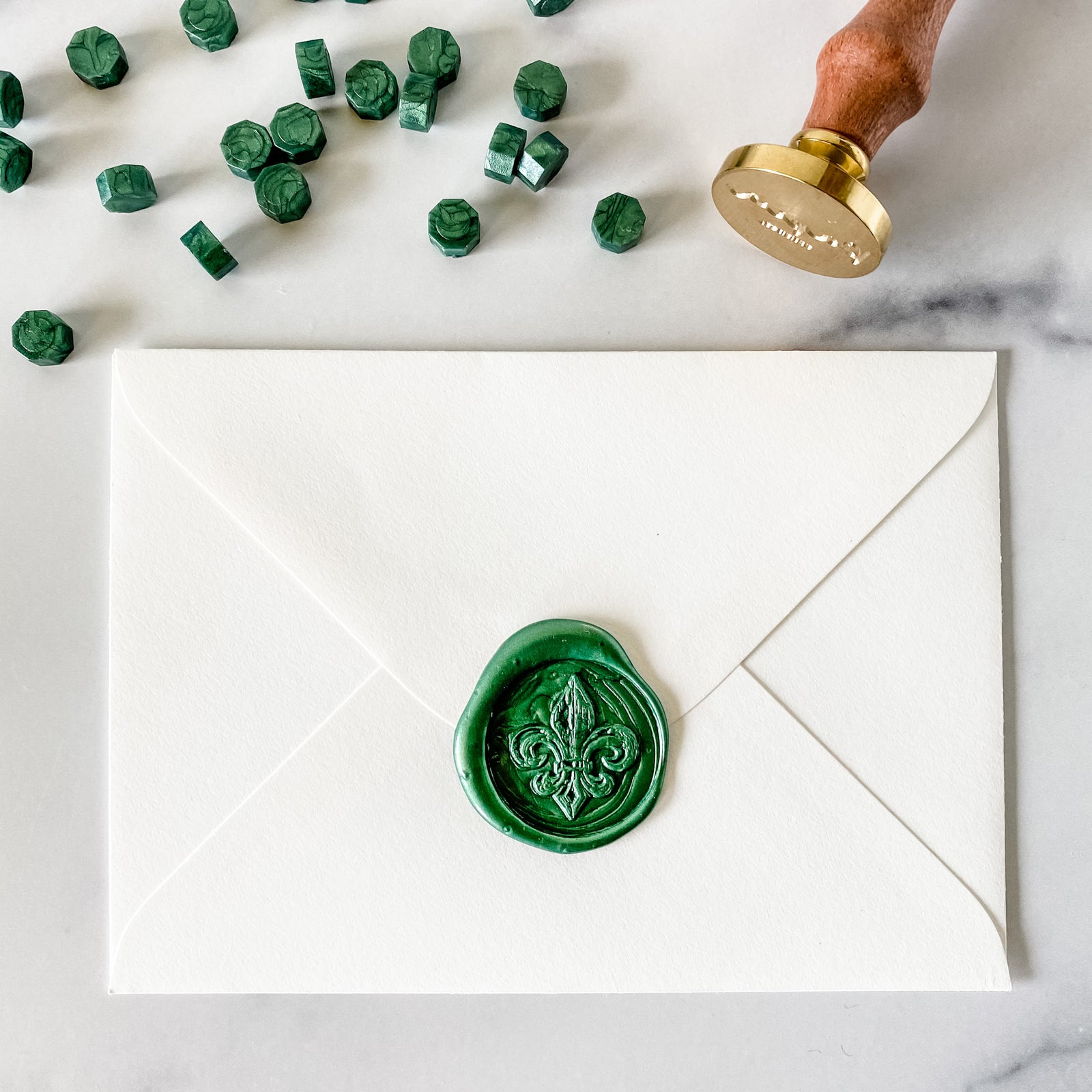 Vintage Fleur de lis Wax Seal Stamp