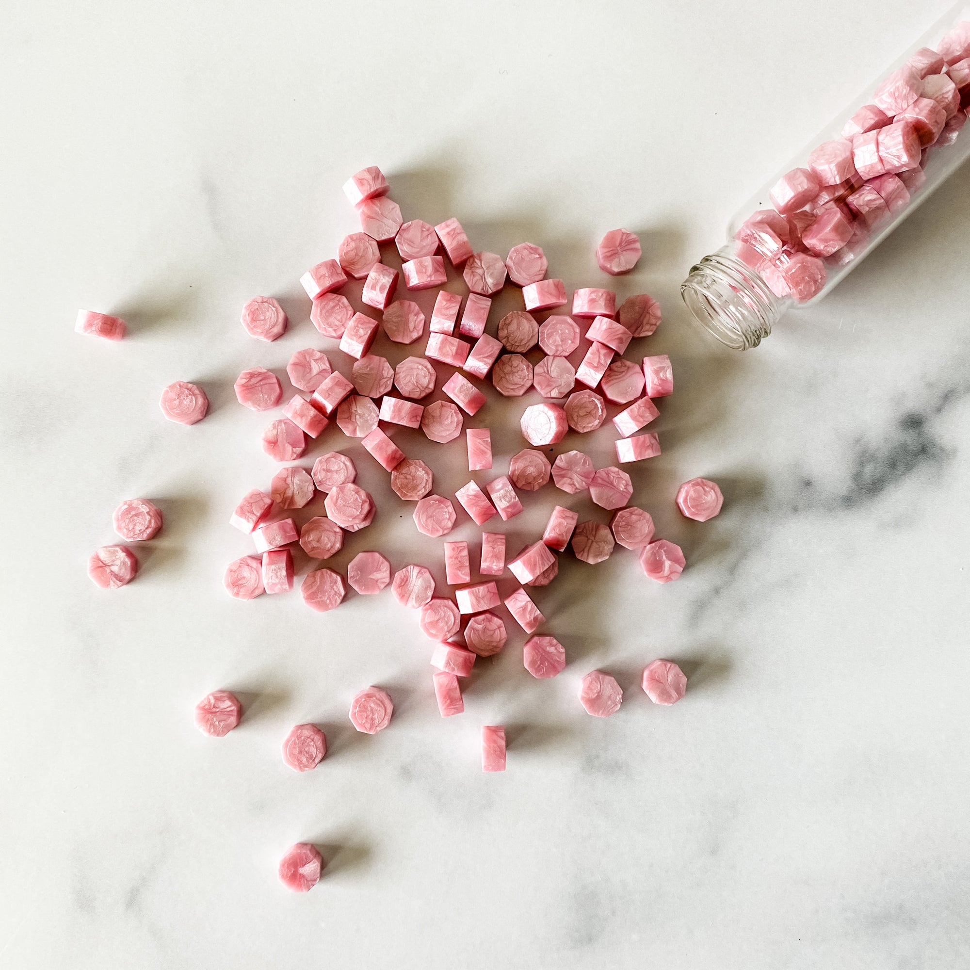 Pearl Pink Wax Beads